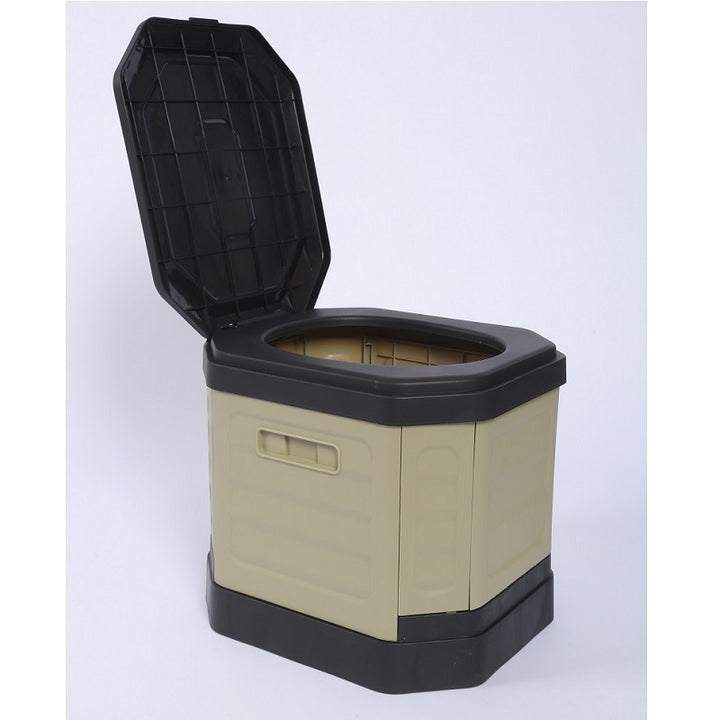 Portable camping composting toilet with detachable waste container Bowlift