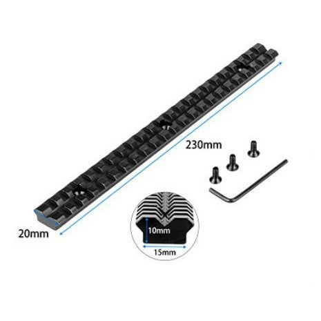 Adjustable Tactical Rail Mounting Plate Bowlift