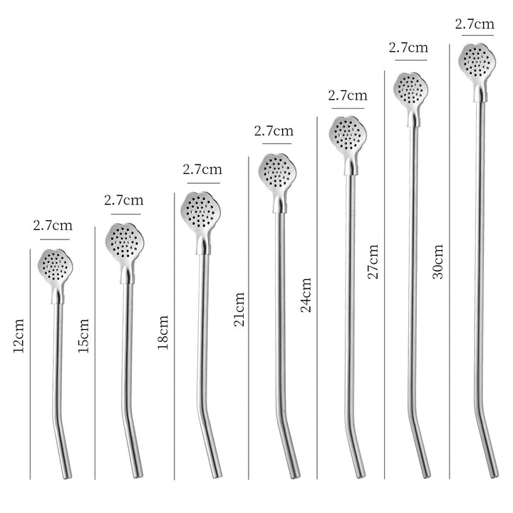 Stylish teaspoons with practical drainage holes Bowlift