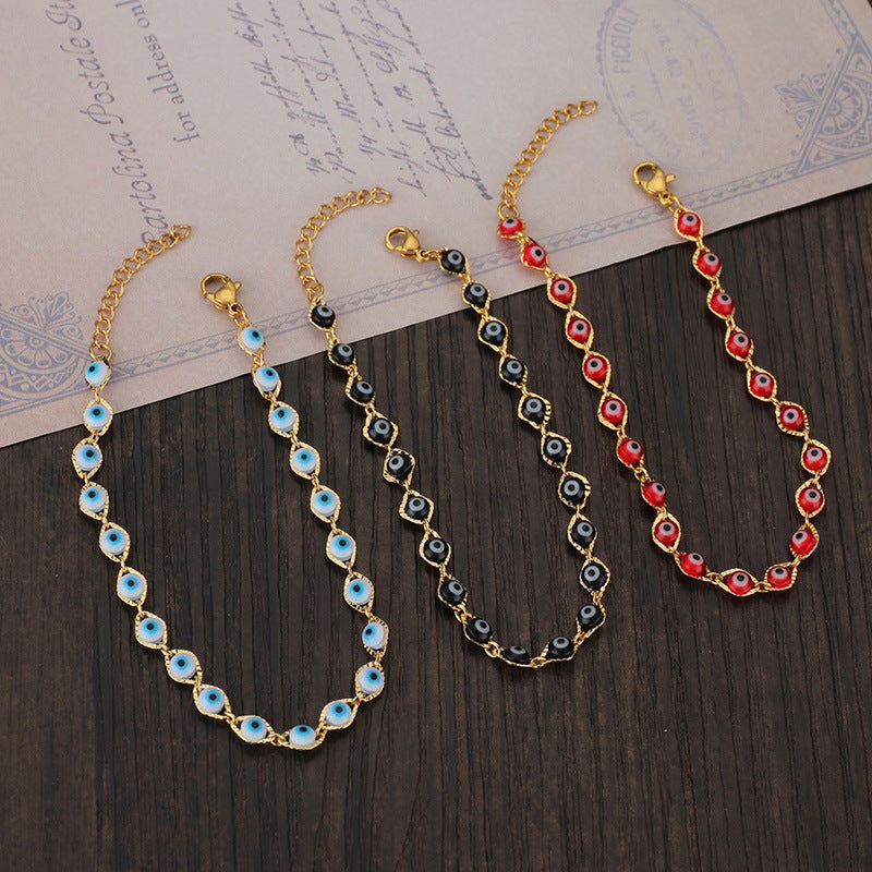 Evil Eye Charm Bracelet Bowlift 1788164323