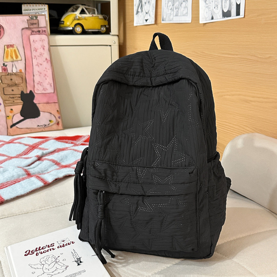 Lightweight Star Pattern Backpack