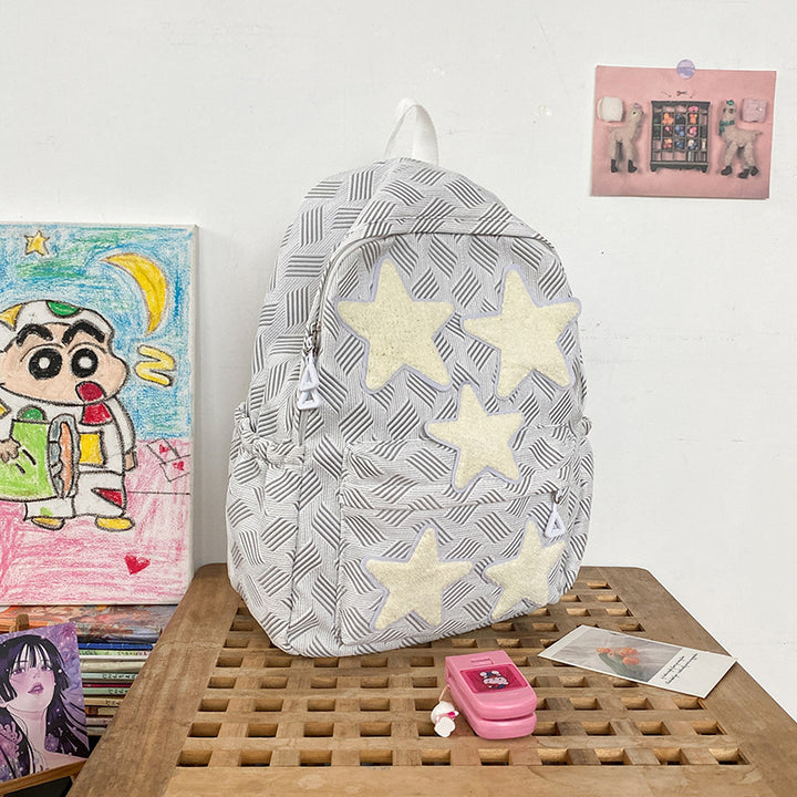 Backpack with Stylish Star Design and Comfortable Carrying System Bowlift