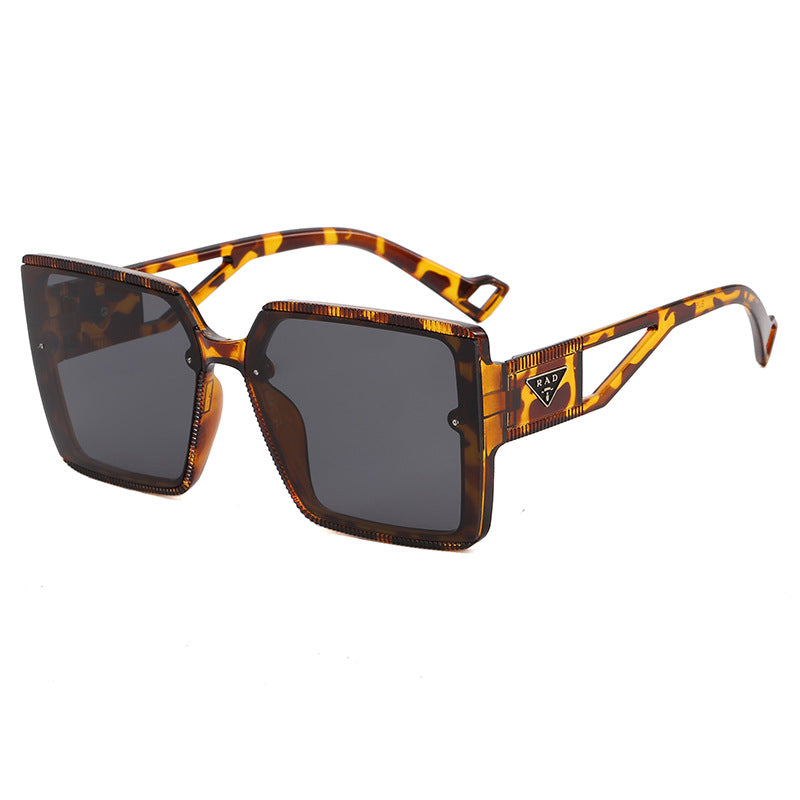 Women's fashionable square sunglasses with unique frame structure Bowlift