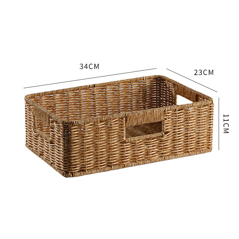 Handcrafted Woven Storage Basket Bowlift