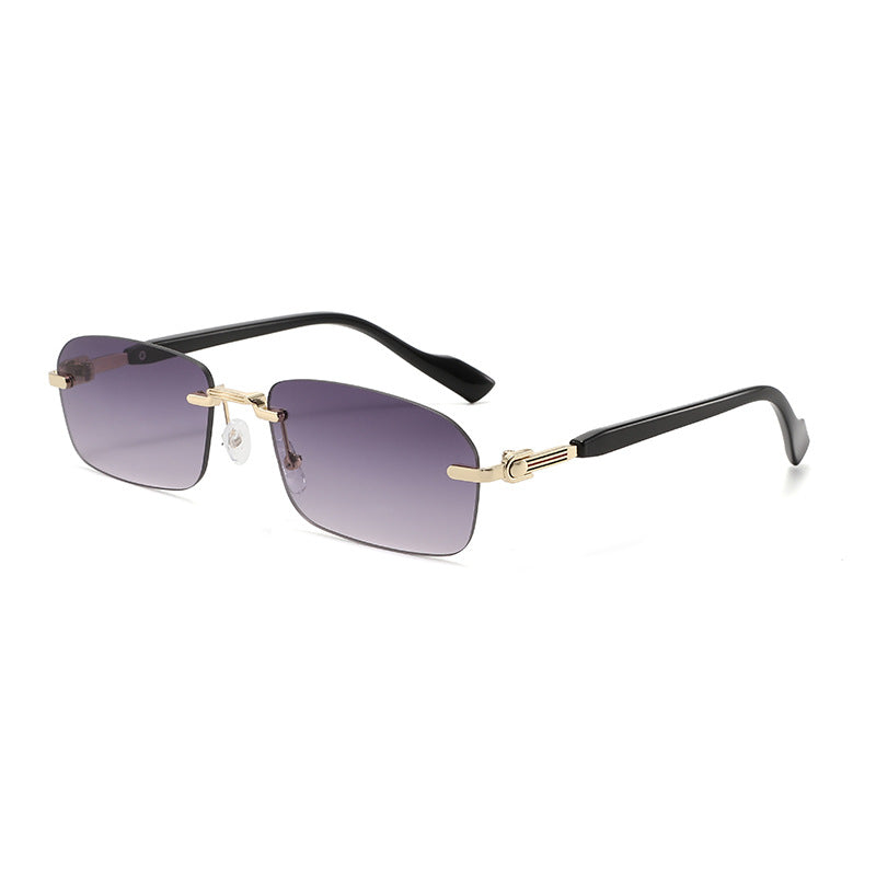 Men's Sleek Geometric Frame Sunglasses Bowlift