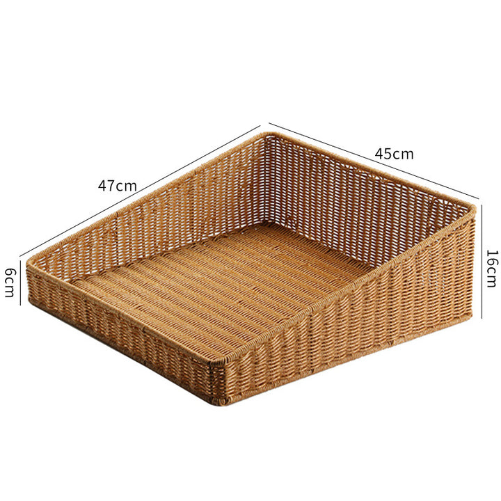 Elegant Woven Storage Tray Bowlift