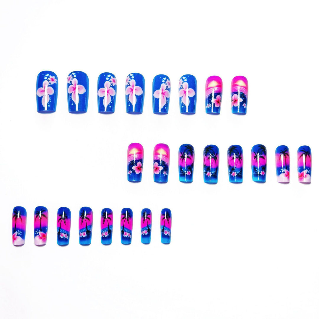 Tropical Sunset Nail Art Bowlift 1788155449