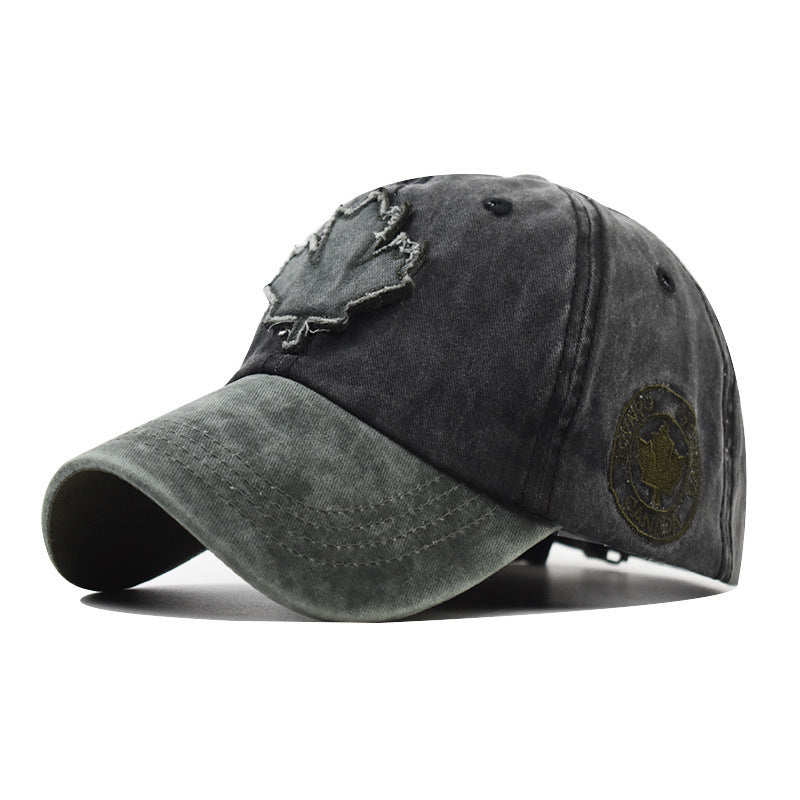 Women's Distressed Canvas Baseball Cap Bowlift
