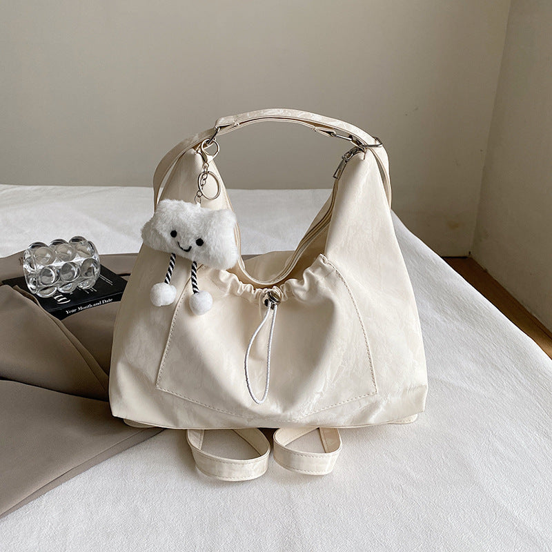 Crinkled Pouch Handbag Bowlift