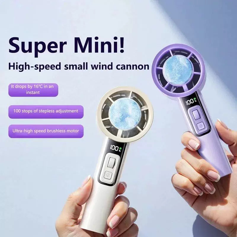 Unisex One Size Portable Personalized Thermoelectric Mini Air Cooler Fan with Smart Display and Adjustable Wind Bowlift