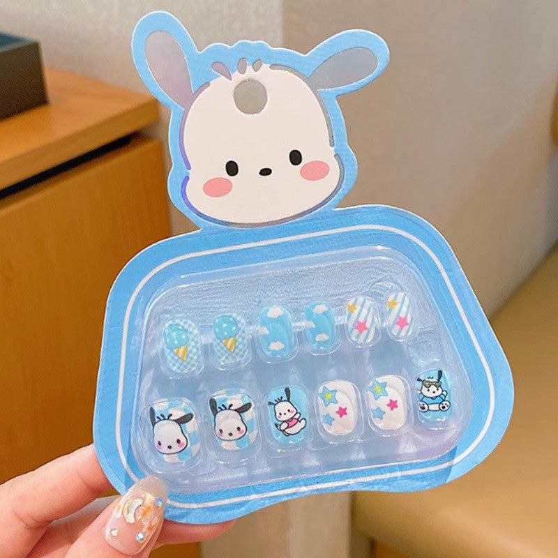 Artificial nails with sweet animal design Bowlift