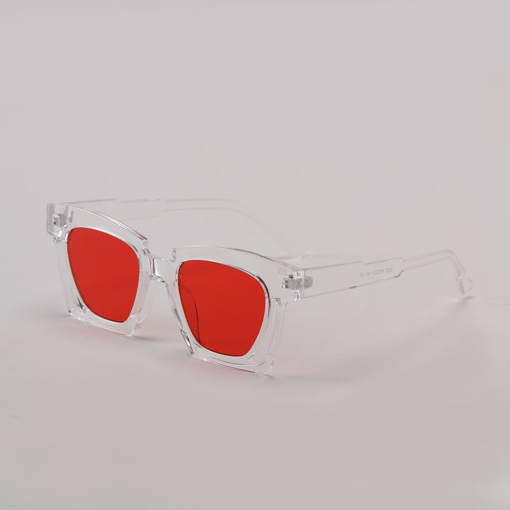 Ladies trendy geometric sunglasses with stylish square frame Bowlift