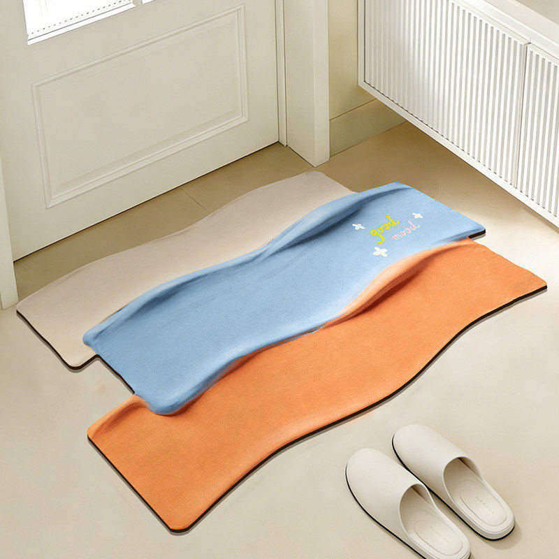Playful Rainbow-Themed Bath Mat Bowlift