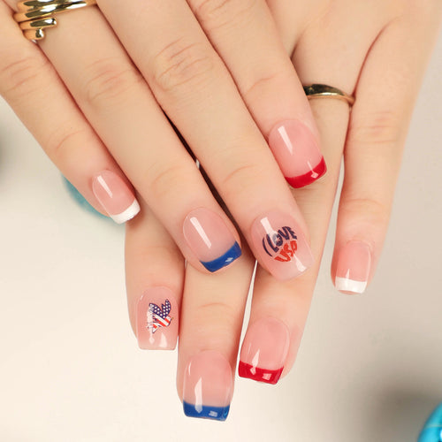 Artistic Nail Art with Patriotic Designs Bowlift
