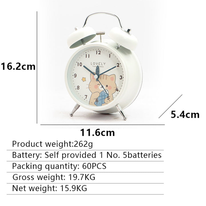 Child-friendly alarm clock with cute animal design Bowlift