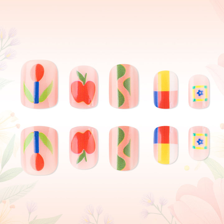Artistic Floral Nail Art Set Bowlift 1787543173