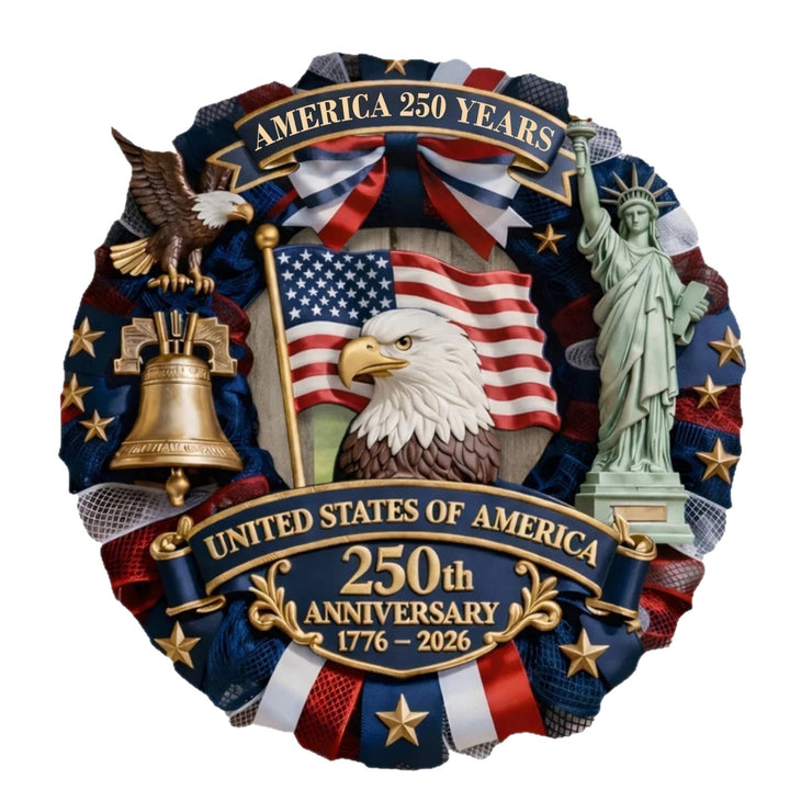 Unisex decorative anniversary bell with Statue of Liberty and bell relief Bowlift