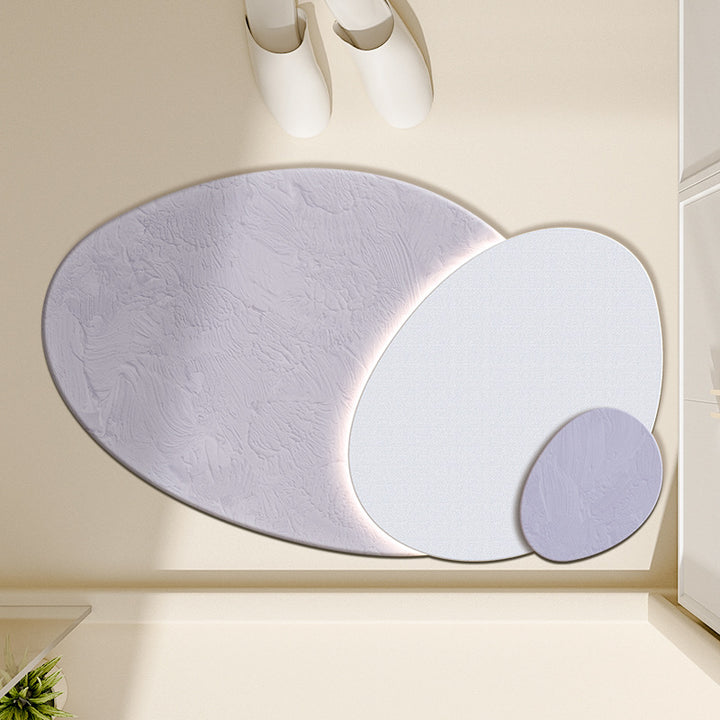Floral-Inspired Decorative Bath Mat Bowlift
