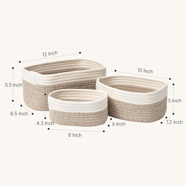 Women Elegant Storage Basket Set with Practical Design Bowlift