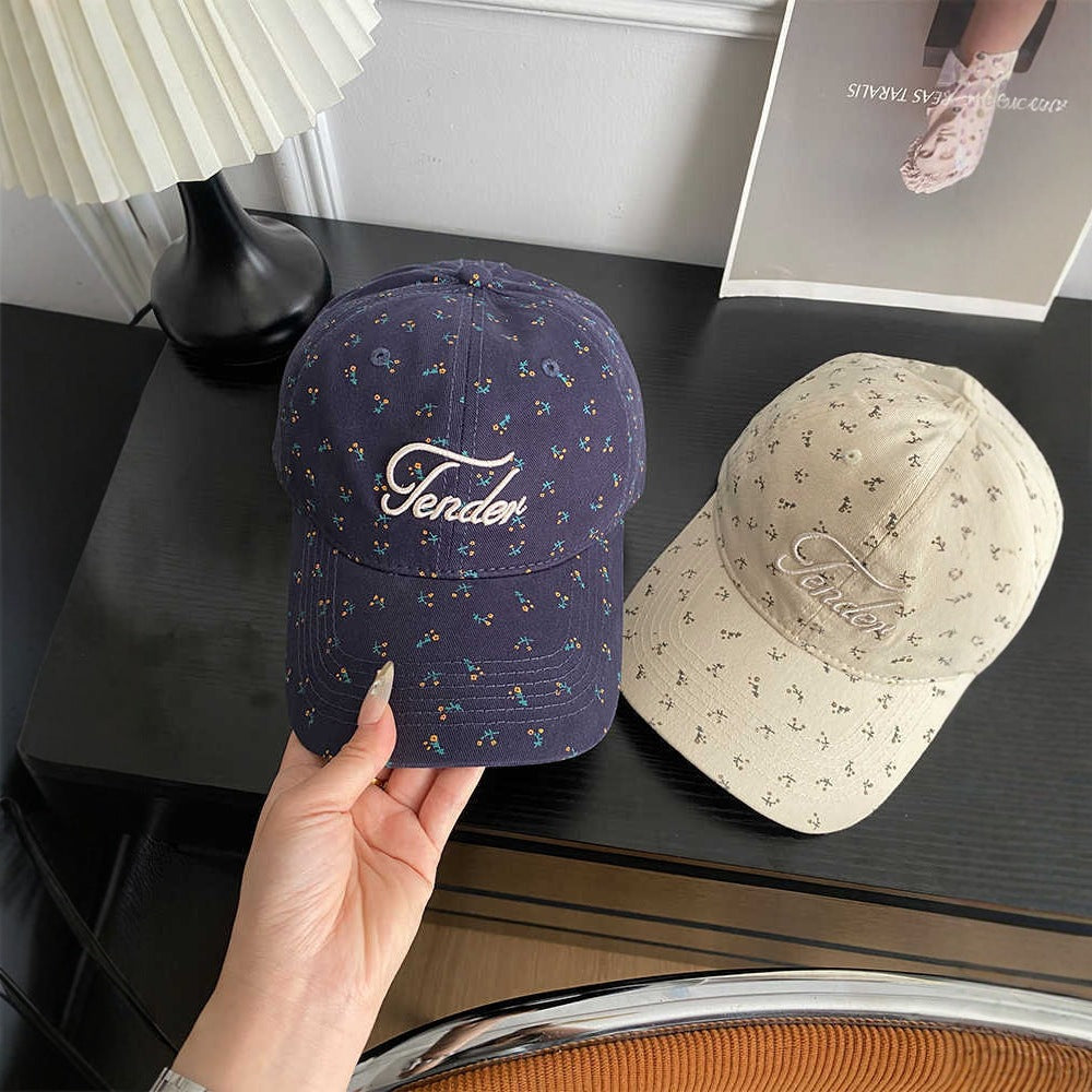 Women's Trendy Floral Print Baseball Cap Bowlift