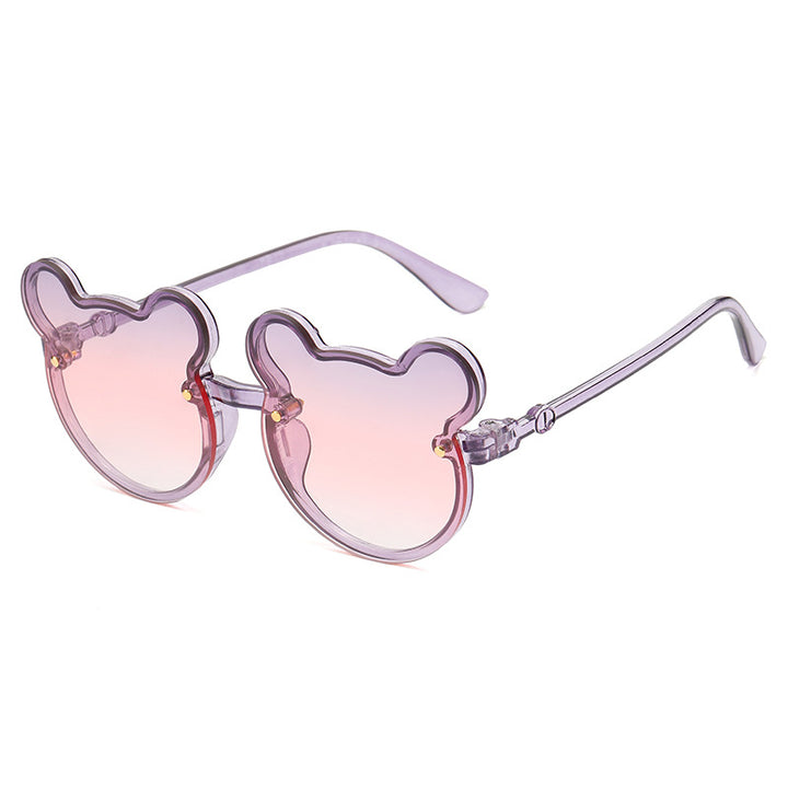 Women Playful Bear Shape Sunglasses Bowlift
