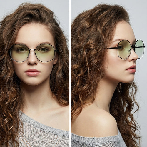 Women’s stylish sunglasses with unique octagonal frame construction Bowlift