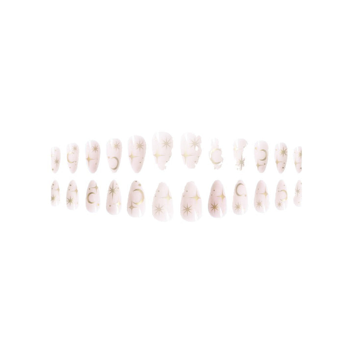 Celestial Design Press-On Nail Art Bowlift