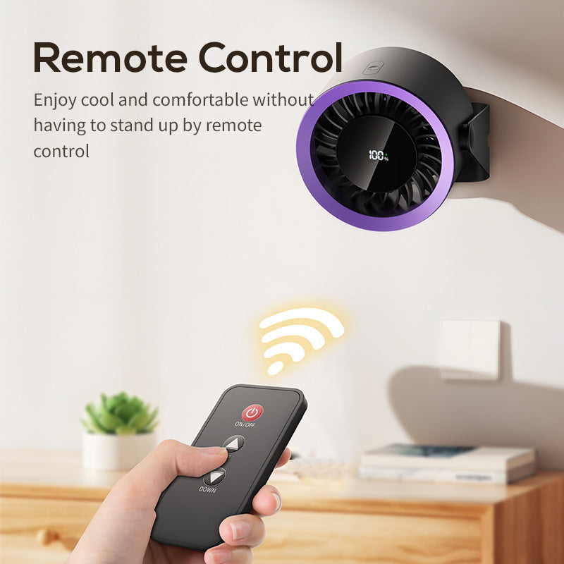Unisex portable USB fan with integrated battery and LED battery indicator Bowlift