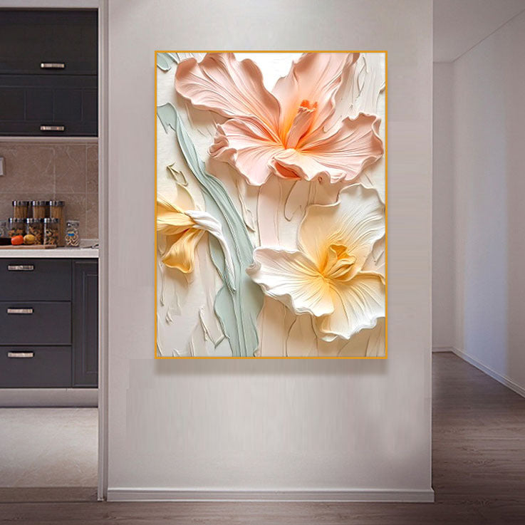 Decorative Flower Canvas Art