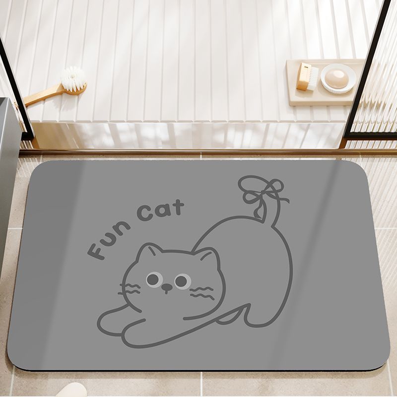 Cute Cartoon Animal Bath Mat Bowlift