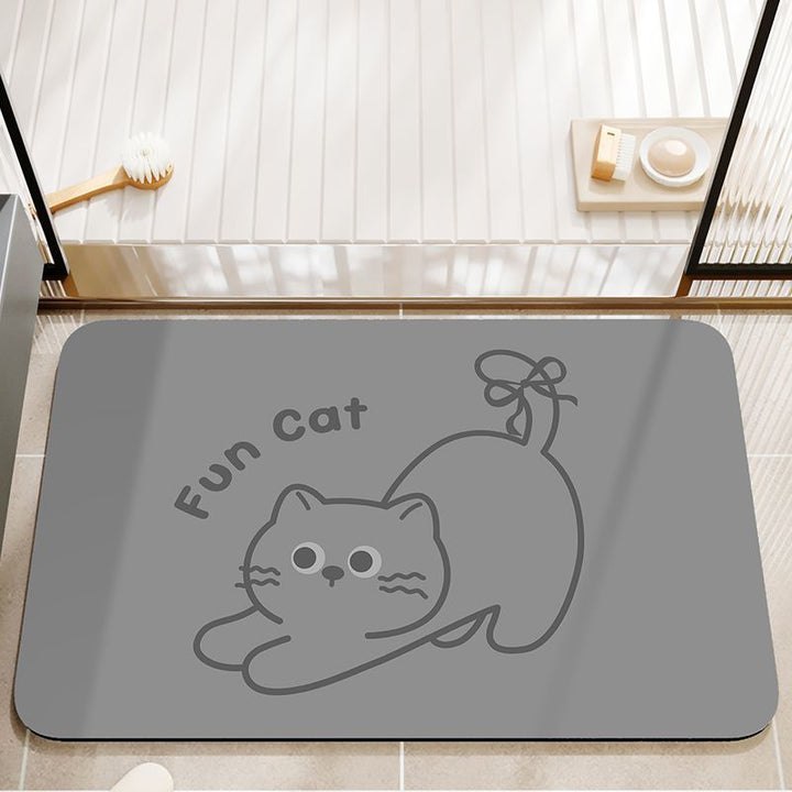 Cute Cartoon Animal Bath Mat Bowlift