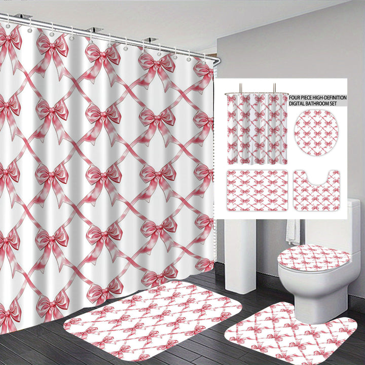 Bathroom Rules Digital Bathroom Décor Set Bowlift