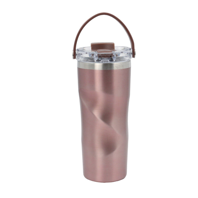 Women's insulated drinking bottle with ergonomic design Bowlift