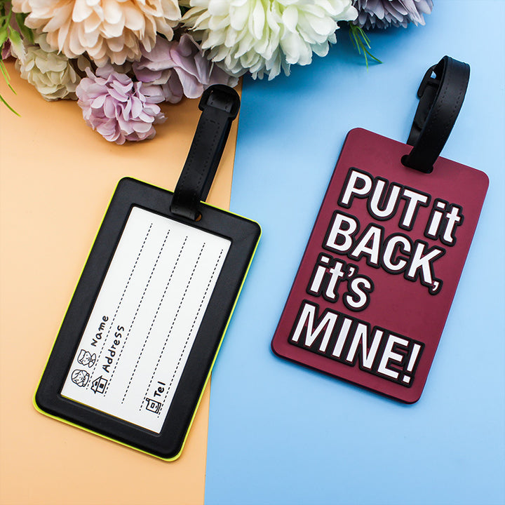 Unisex Fun Travel Identification Luggage Tag Bowlift