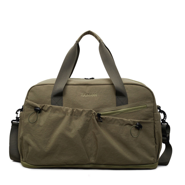 Sporty and Functional Travel Bag with Multiple Outer Pockets Bowlift