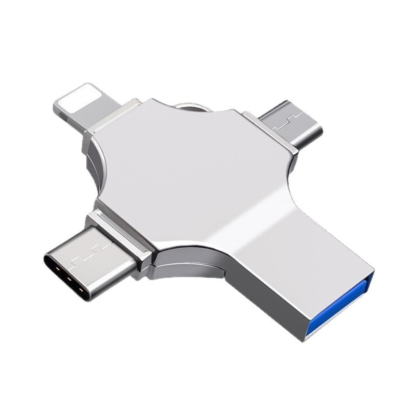 Versatile Dual-Connector USB Flash Drive Bowlift