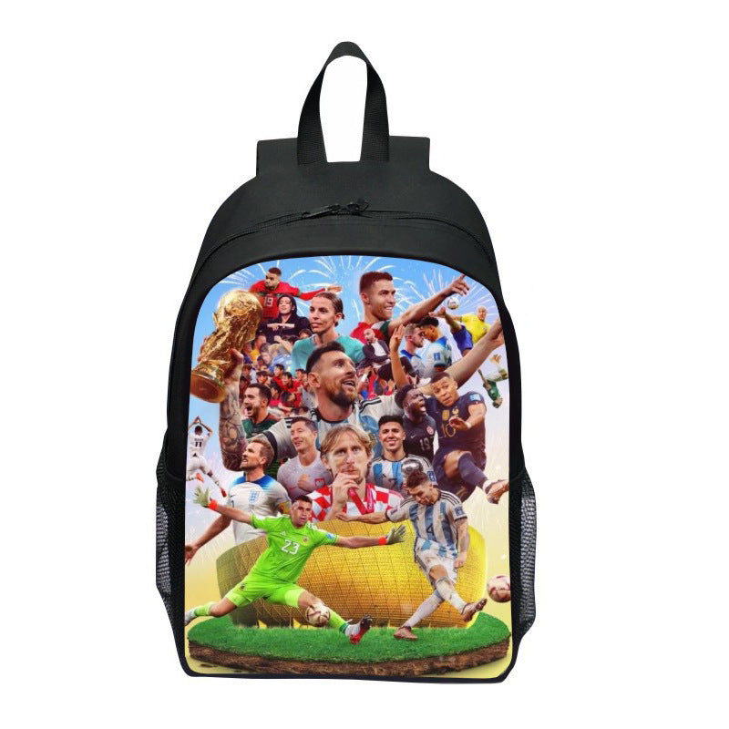 Sporty backpack with Wm trophy design Bowlift