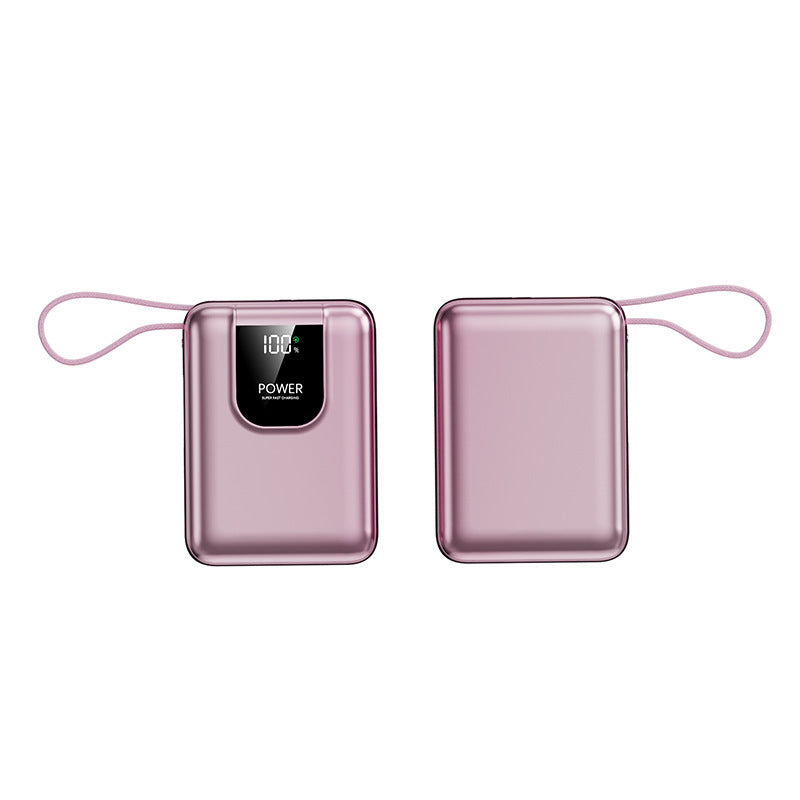 Portable power bank with digital display and intelligent energy management Bowlift
