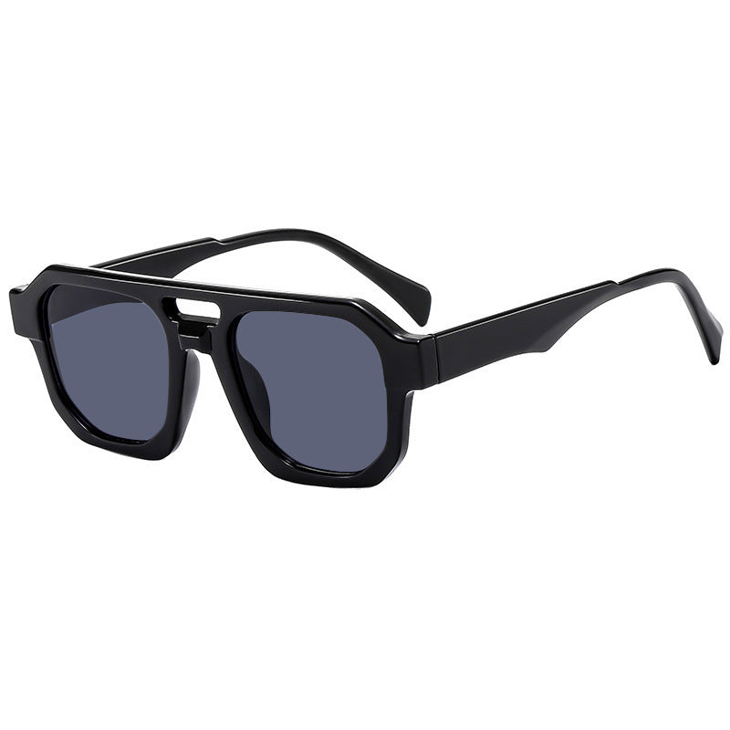 Women's modern sunglasses with square frame and UV protection Bowlift