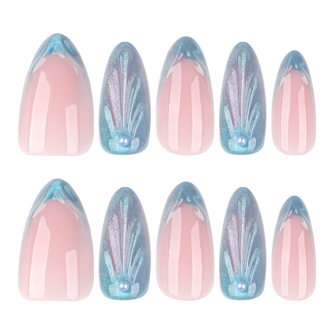 Artful Nail Art with Holographic Accents Bowlift