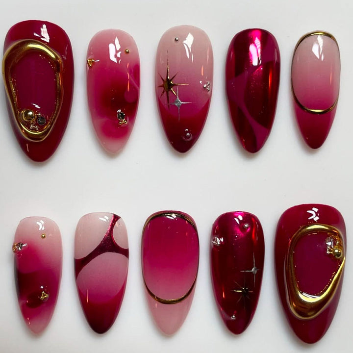 Thematic Artisan Press-On Nail Set Bowlift