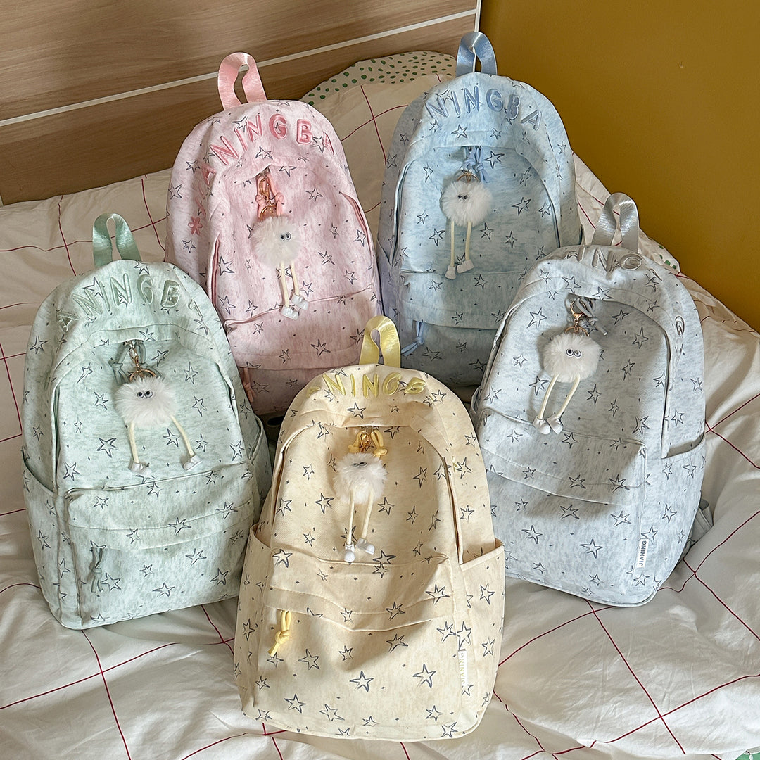 Women’s Stylish Star-Printed Backpack Bowlift