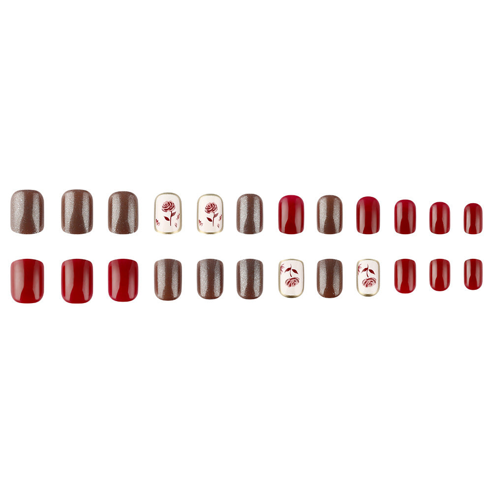 Decorative Floral Nail Art Bowlift