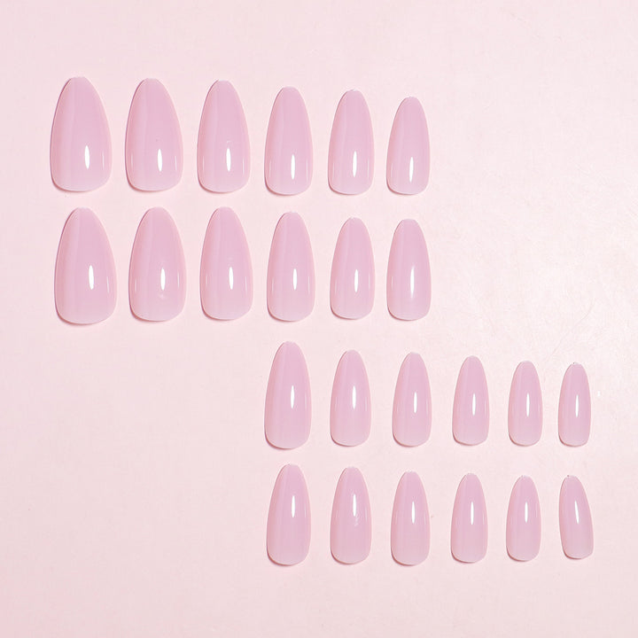 Press-On Nail Kit with Almond Shape and Natural Finish Bowlift
