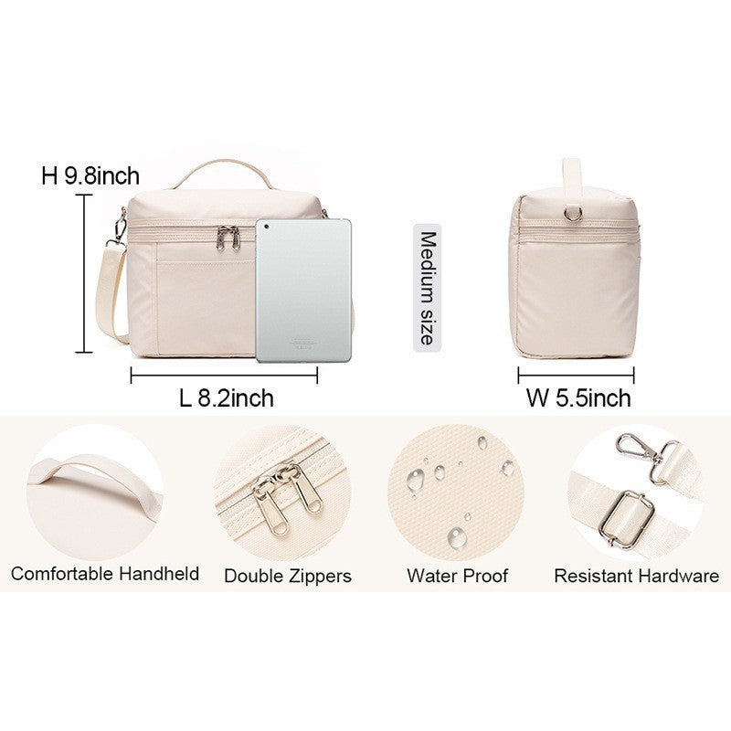 Insulated picnic bag with multiple compartments Bowlift