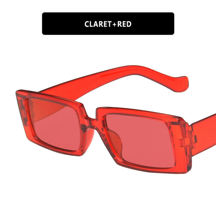 Ladies fashionable square sunglasses in elegant retro style Bowlift