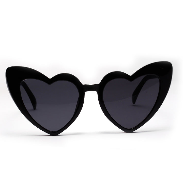 Women Heart-shaped Sunglasses Bowlift