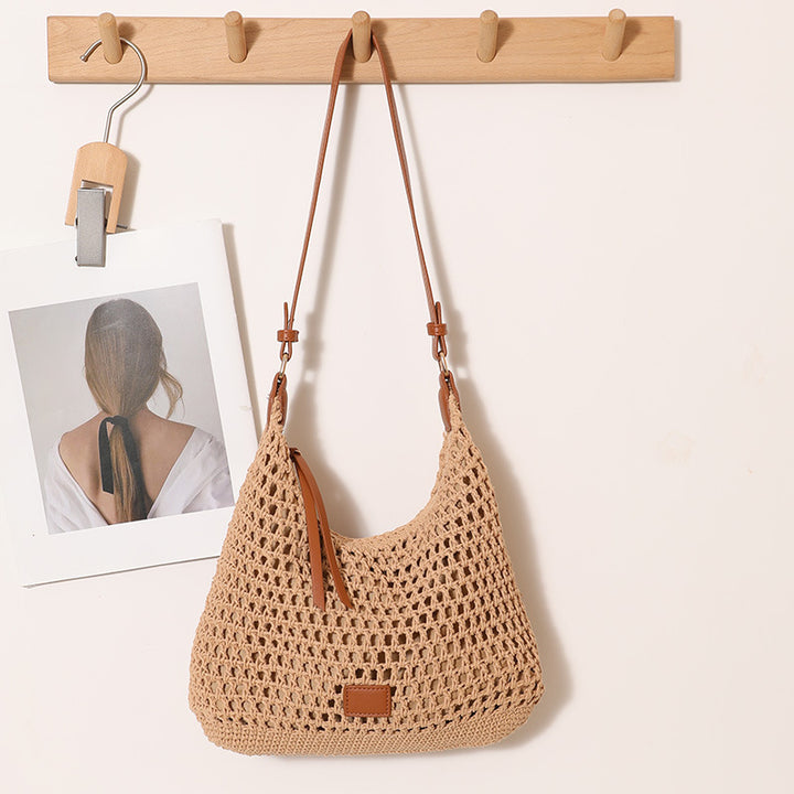 Handmade Crocheted Shoulder Bag Bowlift