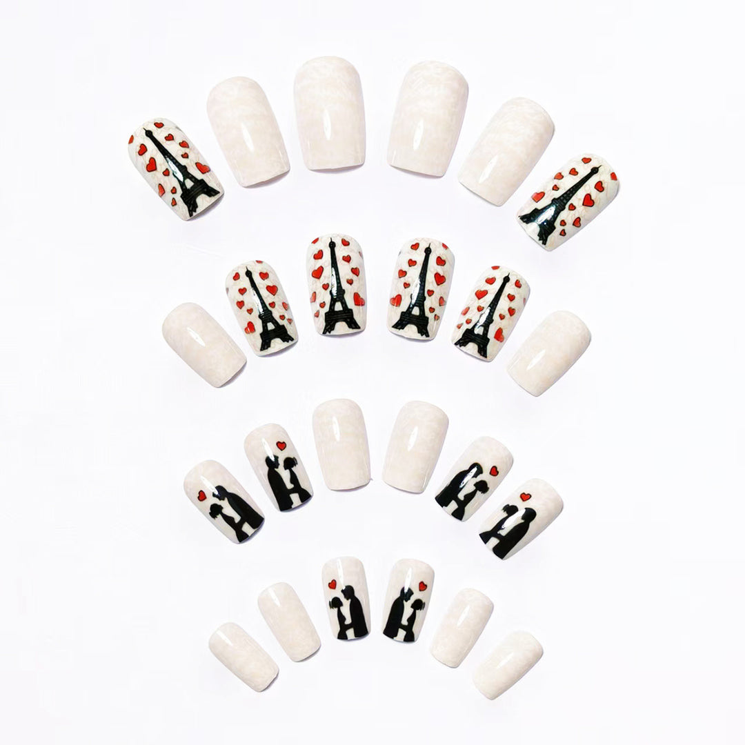 Romantic Parisian-Inspired Nail Art Bowlift
