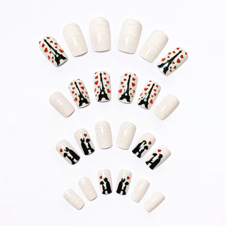 Romantic Parisian-Inspired Nail Art Bowlift